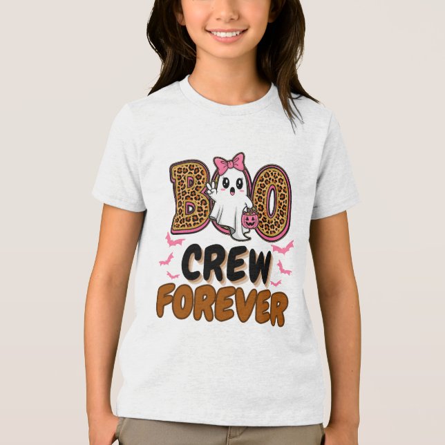 Boo Crew Forever - Matching Halloween Group T Shirt (Framsida)