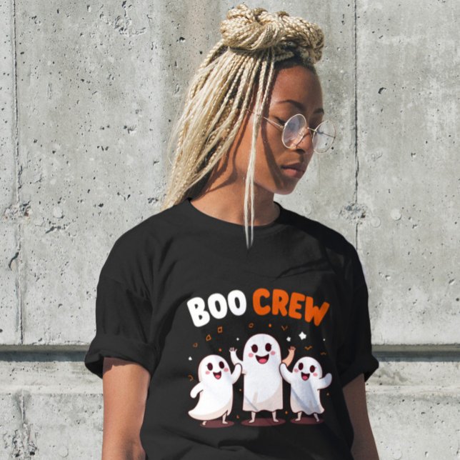 Boo Crew Funny Cute Halloween Womens Tshirts (Skapare uppladdad)