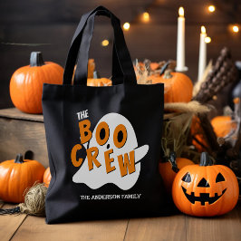 Boo Crew Ghost Family Halloween Black Tygkasse