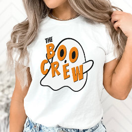 Boo Crew Ghost Family Halloween White T Shirt