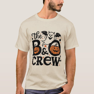 Boo Crew Ghost Halloween Shirt - Funny & Cute T