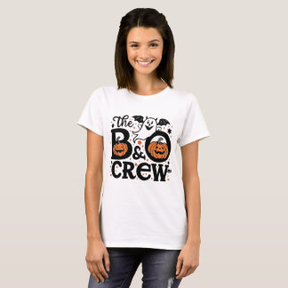 Boo Crew Ghost Halloween Shirt - Funny & Cute T