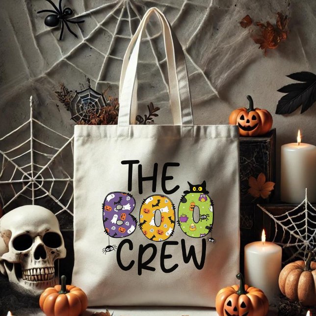 Boo Crew Halloween Bus eller godis Bag Tygkasse (The Boo Crew Halloween Bag)