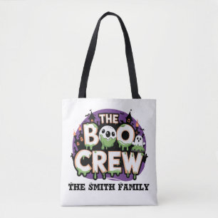 Boo Crew Halloween Bus eller godis-familjen Namn Tygkasse