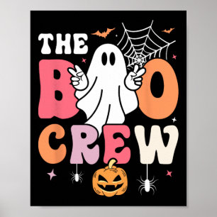 Boo Crew Halloween Ghost Bus eller godis Squad Poster