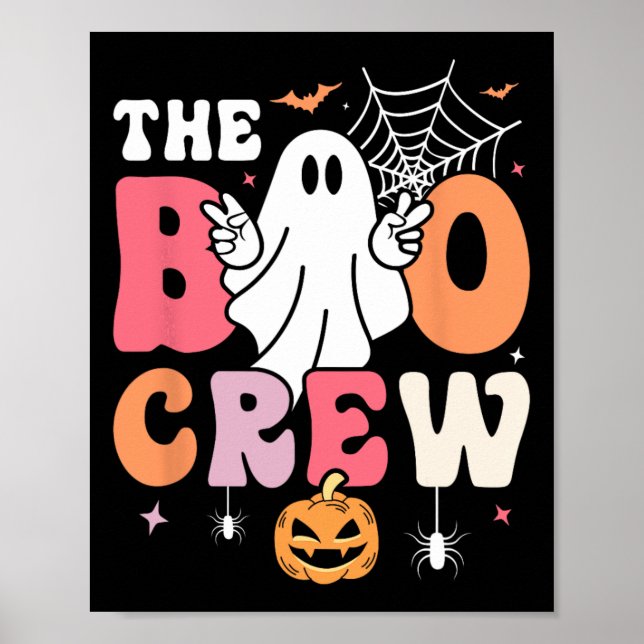 Boo Crew Halloween Ghost Bus eller godis Squad Poster (Framsidan)