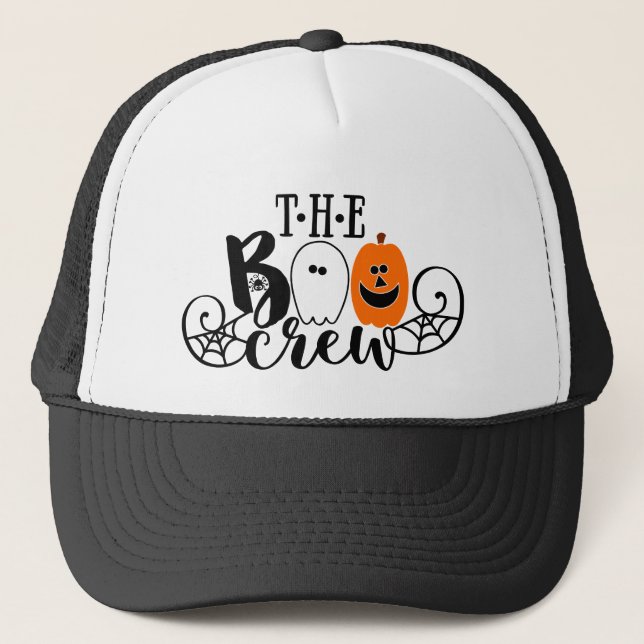 Boo Crew Halloween Ghost Pumpkin Keps (Framsida)