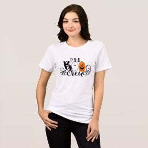 Boo Crew Halloween Ghost Pumpkin T Shirt