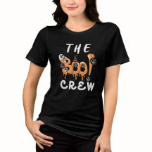 Boo Crew Halloween Ghost Squad T-Shirt