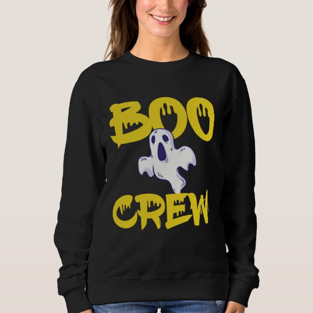 Boo Crew Halloween I Cute Spooky Group Party Outfi T Shirt (Framsida)