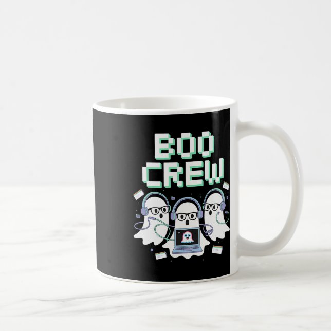 Boo Crew Halloween IT Help Desk Support Stem Kaffemugg (Höger)