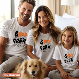 Boo Crew Halloween Matching Family Girls T Shirt