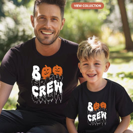 Boo Crew Halloween Matching Family Manar T Shirt