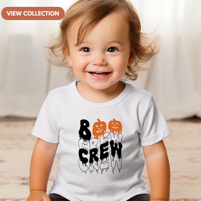 Boo Crew Halloween Matching Family Småbarn T Shirt (Skapare uppladdad)