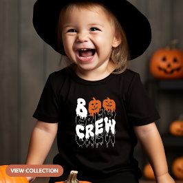 Boo Crew Halloween Matching Family Småbarn T Shirt