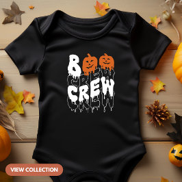 Boo Crew Halloween Matching Family T Shirt