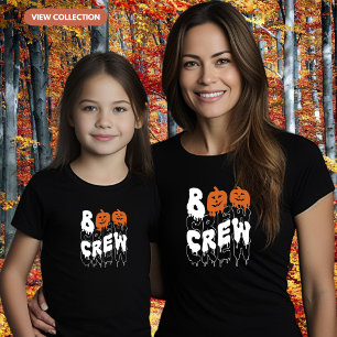 Boo Crew Halloween Matching Family Women's T Shirt