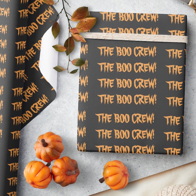 Boo Crew Halloween-presentationspapper för barn Presentpapper (Skapare uppladdad)