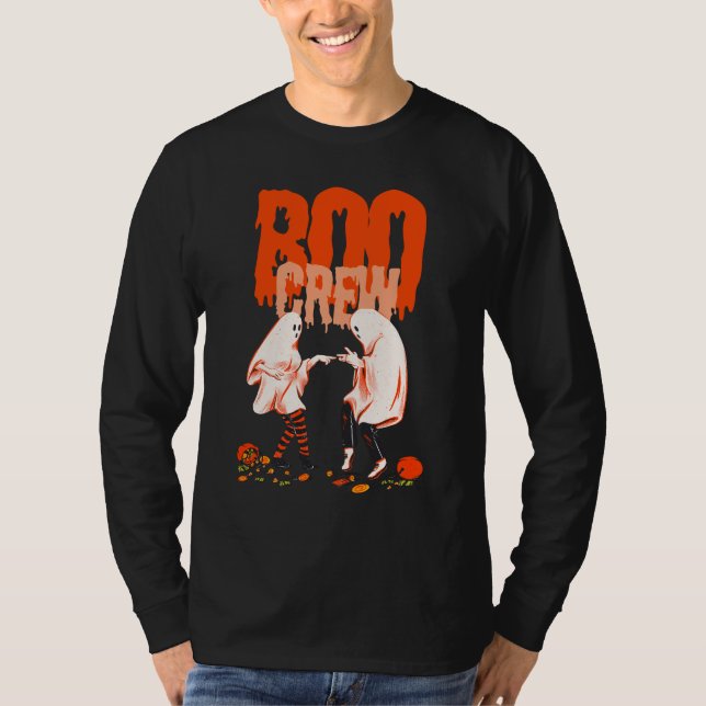 Boo Crew Halloween | Roligt och taloky T Shirt (Framsida)