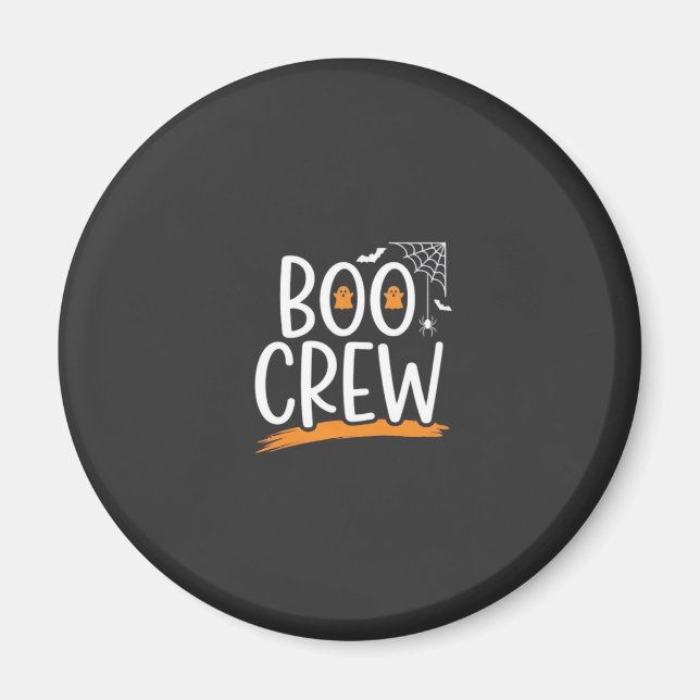 Boo Crew Halloween-spökdesign_1 Magnet (Framsidan)