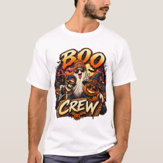 Boo Crew Halloween-spöken T Shirt