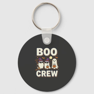 Boo Crew Halloween-spöken Vector Design_1 Nyckelring