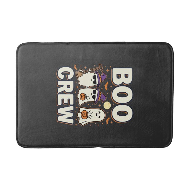 Boo Crew Halloween-spöken Vektordesign_1 Badrumsmatta (Framsidan)