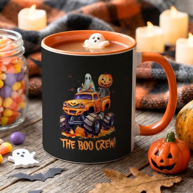Boo Crew Halloween Varm Choklad Mugg för Barn (Skapare uppladdad)