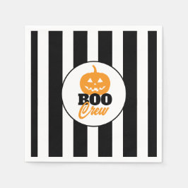 Boo Crew Jack O Lantern Halloween Party Pappersservett