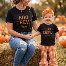 Boo Crew Mamma Familj Matchande Halloween