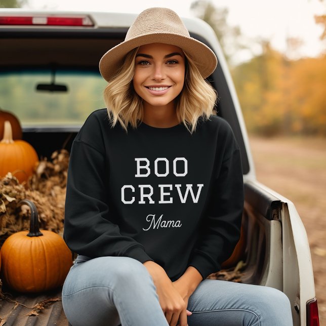 Boo Crew Mamma Family Halloween T Shirt (Skapare uppladdad)