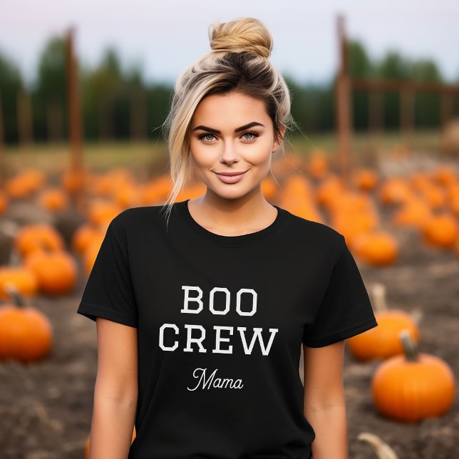 Boo Crew Mamma Family Halloween T Shirt (Skapare uppladdad)