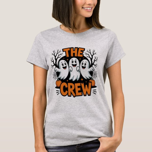 Boo Crew Matching Shirts T Shirt (Framsida)