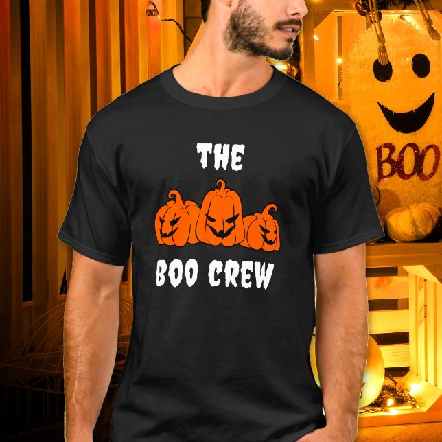 Boo Crew Modern Halloween-familjen som matchar T Shirt (Skapare uppladdad)