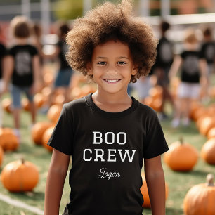 Boo Crew Monogrammed Halloween T Shirt