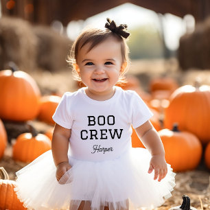 Boo Crew Monogrammed Halloween T Shirt