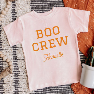 Boo Crew Monogrammed Halloween T Shirt