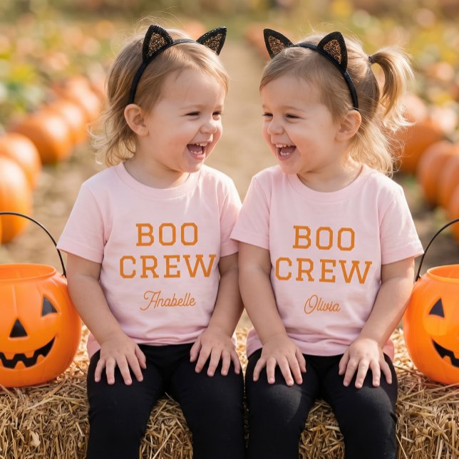 Boo Crew Monogrammed Halloween T Shirt (Skapare uppladdad)