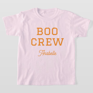 Boo Crew Monogrammed Halloween T Shirt