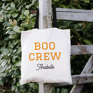 Boo Crew Monogrammed Halloween Tygkasse