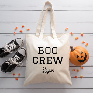 Boo Crew Monogrammed Halloween Tygkasse