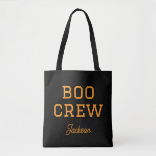 Boo Crew Monogrammed Halloween Tygkasse