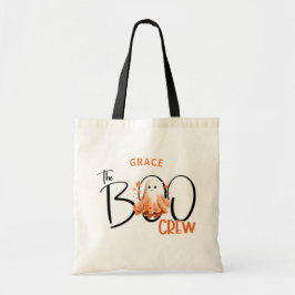 Boo Crew Namn Modern Halloween Tote Bag Tygkasse