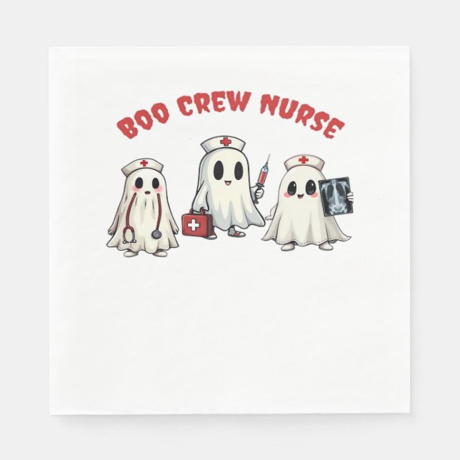 BOO CREW NURSE Essential T-Shirt Pappersservett (Framsidan)