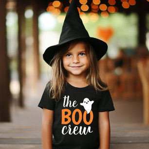 Boo Crew Orange Halloween-familjen som matchar bar T Shirt