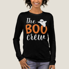 Boo Crew Orange Halloween-familjen som matchar T Shirt