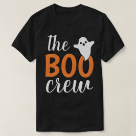 Boo Crew Orange Halloween-familjen som matchar T Shirt