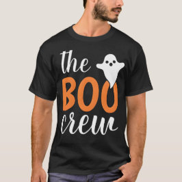 Boo Crew Orange Halloween-familjen som matchar T Shirt