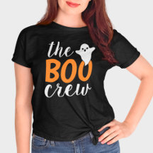 Boo Crew Orange Halloween-familjen som matchar
