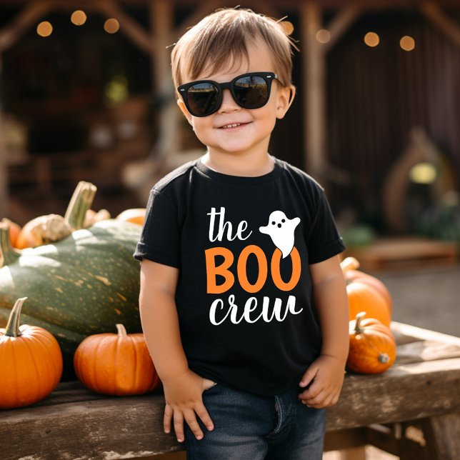 Boo Crew Orange Halloween-familjen som matchar T Shirt (Skapare uppladdad)